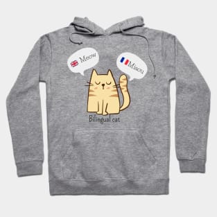 Bilingual cat | Funny cat tee-shirt Hoodie